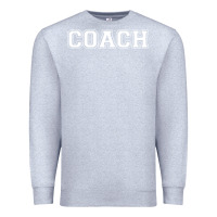 Heather Grey coach Premium Sweatshirt - artisFamous