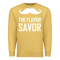 Antique Gold mustache the flavor savor Premium Sweatshirt - artisFamous