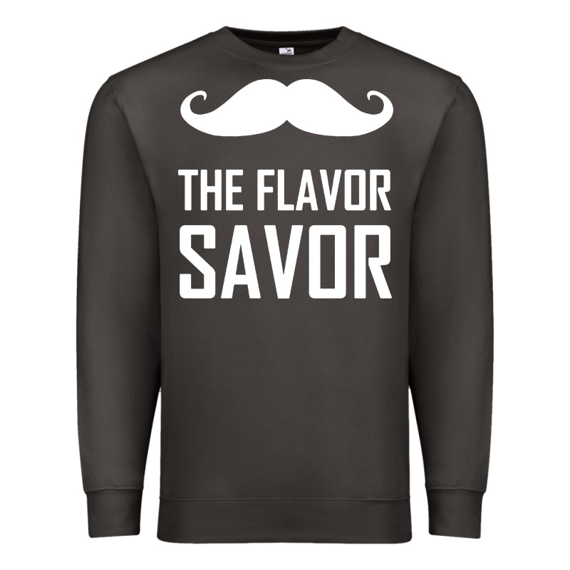 Mustache The Flavor Savor Premium Sweatshirt by artisFamous | Teevron