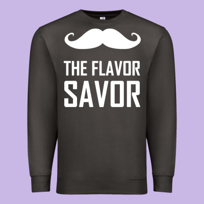 Mustache The Flavor Savor Premium Sweatshirt Designed By Artisfamous