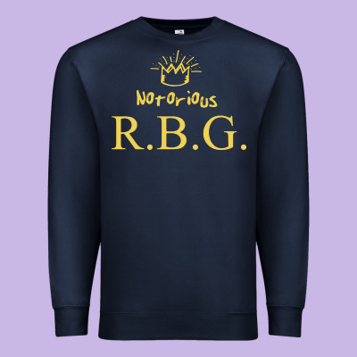 Rbg Ruth Bader Ginsburg Premium Sweatshirt Designed By Artisfamous