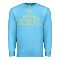 Ocean Blue rbg ruth bader ginsburg Premium Sweatshirt - artisFamous