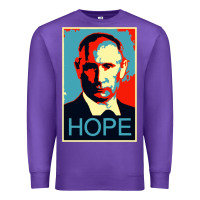 Purple putin hope style Premium Sweatshirt - artisFamous