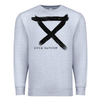 Heather Grey CIRCA SURVIVE Premium Sweatshirt - artisFamous