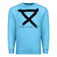 Ocean Blue CIRCA SURVIVE Premium Sweatshirt - artisFamous