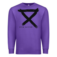 Purple CIRCA SURVIVE Premium Sweatshirt - artisFamous