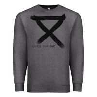 Charcoal Heather CIRCA SURVIVE Premium Sweatshirt - artisFamous