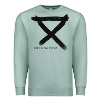 Seafoam CIRCA SURVIVE Premium Sweatshirt - artisFamous