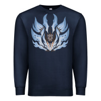 Navy chaotic xeno'jiiva Premium Sweatshirt - artisFamous