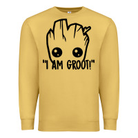 Antique Gold baby groot Premium Sweatshirt - artisFamous