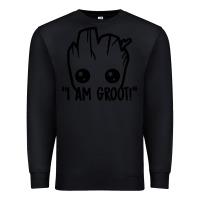 Black baby groot Premium Sweatshirt - artisFamous