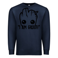 Navy baby groot Premium Sweatshirt - artisFamous