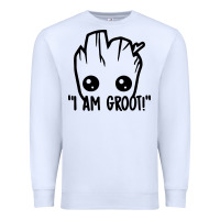 White baby groot Premium Sweatshirt - artisFamous