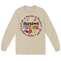 Mushroom Principal Assistant Long Sleeve Tee - CowhideDigitalArt