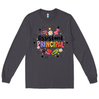 Smoke Principal Assistant Long Sleeve Tee - CowhideDigitalArt