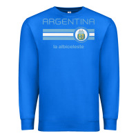 True Royal soccer argentina jersey argentinian football la albiceleste Premium Sweatshirt - artisFamous