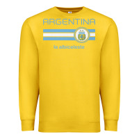 Lemon soccer argentina jersey argentinian football la albiceleste Premium Sweatshirt - artisFamous
