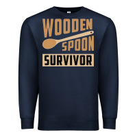 Navy wooden spoon survivor Premium Sweatshirt - artisFamous