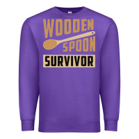 Purple wooden spoon survivor Premium Sweatshirt - artisFamous