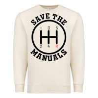 Sandshell save the manuals (black) Premium Sweatshirt - artisFamous