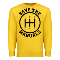 Lemon save the manuals (black) Premium Sweatshirt - artisFamous