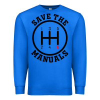 True Royal save the manuals (black) Premium Sweatshirt - artisFamous