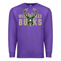 Purple Milkwaukee Bucks Premium Sweatshirt - artisFamous