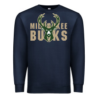 Navy Milkwaukee Bucks Premium Sweatshirt - artisFamous