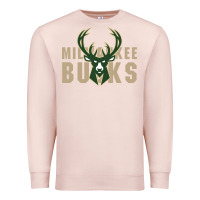 Pale Pink Milkwaukee Bucks Premium Sweatshirt - artisFamous