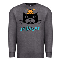 Charcoal Heather jelly cat Premium Sweatshirt - artisFamous