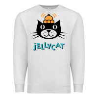 Oatmeal Heather jelly cat Premium Sweatshirt - artisFamous
