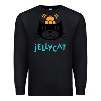 Black jelly cat Premium Sweatshirt - artisFamous