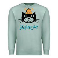 Seafoam jelly cat Premium Sweatshirt - artisFamous