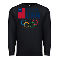Black usa team Premium Sweatshirt - artisFamous