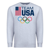 Heather Grey usa team Premium Sweatshirt - artisFamous