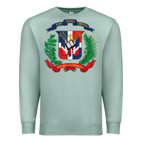 Seafoam dominican republic flag national emblem republica dominicana t shirt Premium Sweatshirt - artisFamous
