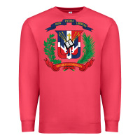 Cardinal dominican republic flag national emblem republica dominicana t shirt Premium Sweatshirt - artisFamous
