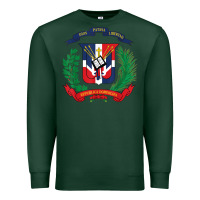 Sports Green dominican republic flag national emblem republica dominicana t shirt Premium Sweatshirt - artisFamous