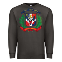 Smoke dominican republic flag national emblem republica dominicana t shirt Premium Sweatshirt - artisFamous