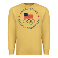 Antique Gold Olympic Rings Premium Sweatshirt - artisFamous