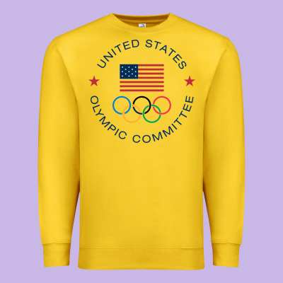 Olympic Rings Premium Sweatshirt Designed By Artisfamous