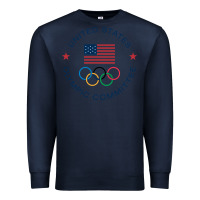 Navy Olympic Rings Premium Sweatshirt - artisFamous