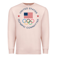 Pale Pink Olympic Rings Premium Sweatshirt - artisFamous