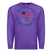 Purple Olympic Rings Premium Sweatshirt - artisFamous