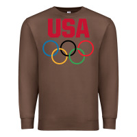 Chestnut Olympic Rings Premium Sweatshirt - artisFamous
