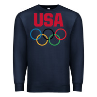 Navy Olympic Rings Premium Sweatshirt - artisFamous