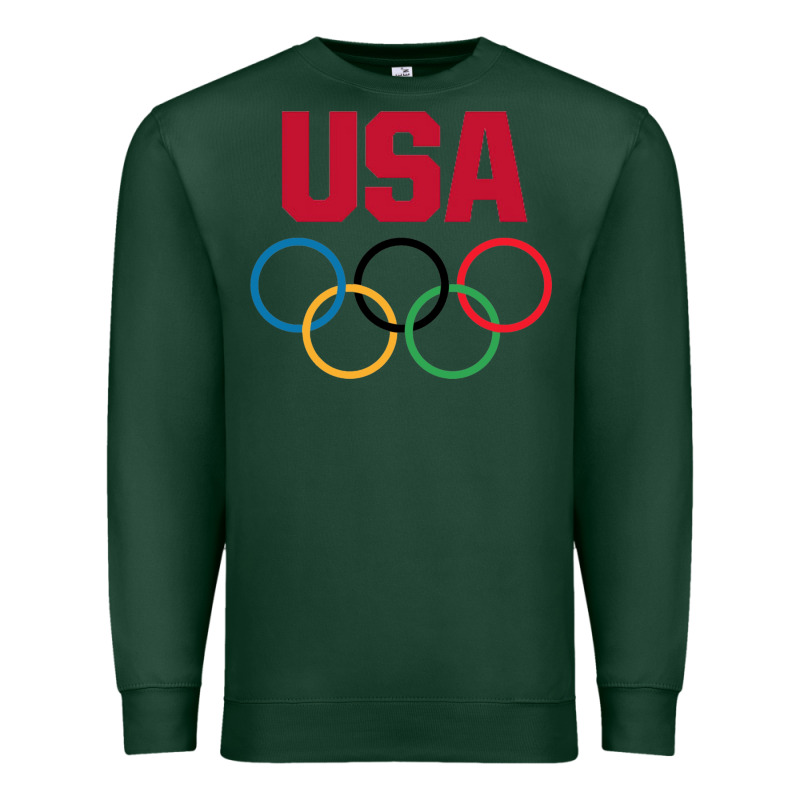 Olympic Rings Premium Sweatshirt by artisFamous | Teevron