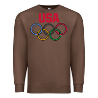 Chestnut Olympic Rings Premium Sweatshirt - artisFamous