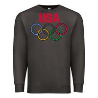 Smoke Olympic Rings Premium Sweatshirt - artisFamous