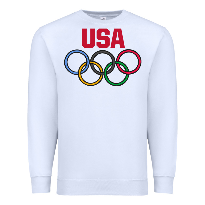 Olympic Rings Premium Sweatshirt by artisFamous | Teevron
